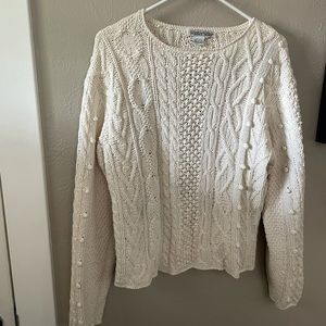 Vintage winter silks knit sweater